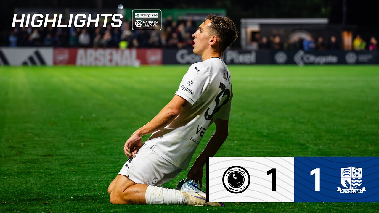 HIGHLIGHTS | Boreham Wood v Southend United (H) | Enterprise National League | 30th September 2025