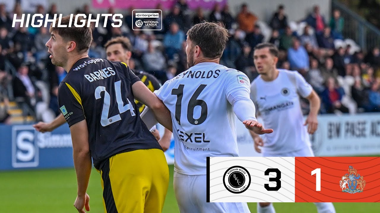 HIGHLIGHTS | Boreham Wood v Altrincham (H) | Enterprise National League | 13th September 2025